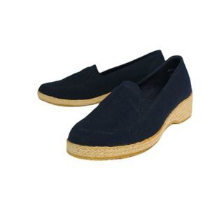 GRASSHOPPERS Navy Blue Slip On Espadrille Flats Sz 6.5M